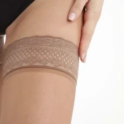 Devant -LINGERIE L'HIRONDELLE Boutique Dim Collants Thigh High Boxed Lingerie l Hirondelle 1