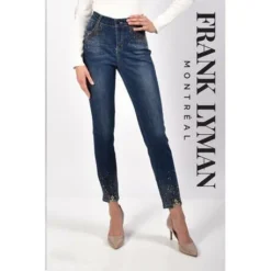 Frank Lyman Design - Jeans Brillant Sur Les Poches Et Le Bas Avec 1 Petite Dentelle | Lingerie L'Hirondelle